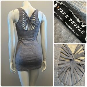 Free People Gray Knit Dress